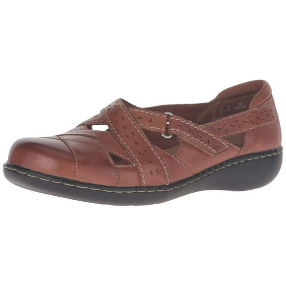 Clarks Ballerines Mary Jane pour Femmes en Cuir Ashland Spin à Bout Fermé