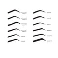 thumbnail image 2 of Eyebrow Stencils Reusable High Quality Plastic Molds (6 Models Includes) by Classic Beauty, 2 of 2