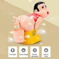 thumbnail image 4 of Light-Up Musical Bubble Blower Toy for Outdoor Kids' Fun, 4 of 5