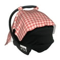 thumbnail image 7 of Car Seat Cover Baby - Houndstooth With Red And White Breathable Infant Car Seat Cover for Baby Carseat, Lightweight Comfort Baby Essentials Must Haves Newborn Stuff for Girl Boy, 7 of 7