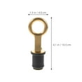 thumbnail image 2 of CRAFTHROU Tapón Universal Dorado Para Kayak Y Yate Con Alta Densidad Y Resistencia A Intemperie, 2 of 8