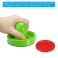 thumbnail image 4 of 4Pcs Air Hockey Pusher 96mm with Pads and 8Pcs Air Hockey Pucks, Handles Paddle Replacement Accessory, 4 of 6