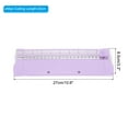 thumbnail image 2 of Unique Bargains 9 Inch Paper Cutter, 2Pcs Portable Paper Trimmer Slicer Scrapbooking Tool with Cutter Head Blade, Purple, 2 of 7