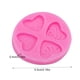 thumbnail image 4 of Bearachild Molde de silicona para pastel con forma de corazón de 4 rejillas, de repuesto redonda portátil, molde para hornear galletas, Herramientas y accesorios para hornear, 4 of 6