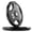 45 lb Pair, variant on XMark Black Diamond 45 lb Olympic Weight Plates, Patented Design, One Pair