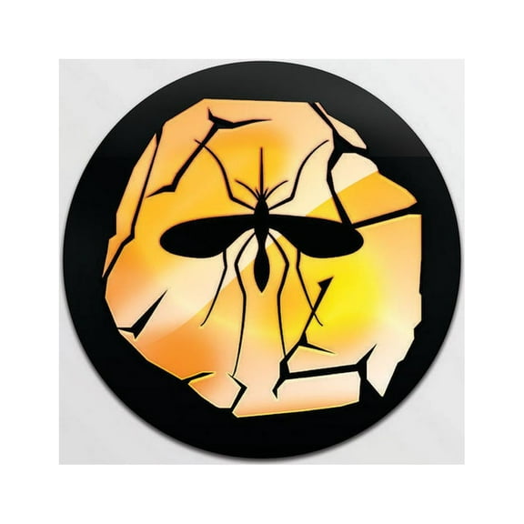 Misquito In Amber Vinyl Decal Sticker | Cars Trucks Vans SUVs Windows Walls Cups Laptops | Full Color Printed | 5 Inch Decal | KCD2200