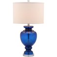 thumbnail image 3 of SAFAVIEH Morocco 27 in. H Solid Glam Glass Table Lamp, Navy, Set of 2, 3 of 5