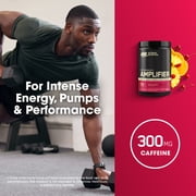 Optimum Nutrition, Pre-Workout Amplifier Powder, Tropical Punch, High Stim, Sugar-Free, Caffeine, 20 Servings