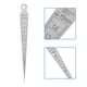 thumbnail image 5 of Medidor de tamaño de orificio, 1 pieza Herramienta de medición de sonda de cuña de acero inoxidable Herramienta de inspección de orificios Durabilidad extendida, 5 of 11