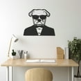 thumbnail image 5 of LaModaHome Exclusive With Suit Dog In Glasses And Suit Metal Wall Art – Durable & Artistic Metal Wall Art for Home and Office Decor, Perfect for Any Interior Design Aesthetic, 5 of 5