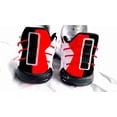 thumbnail image 3 of Ad-id-as Dame 7 Men's Size 9.5 Basketball Shoe White Black Red Athletic Trainer, 3 of 6