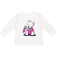 thumbnail image 3 of Inktastic Material Girl Westie Dog Girls Long Sleeve Toddler T-Shirt, 3 of 5