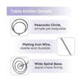 thumbnail image 5 of Table Number Holders 20Pcs - 3.35 Inch Place Card Holder Table Number Stands for Wedding Party Grad, 5 of 5
