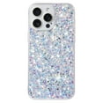 thumbnail image 7 of Mobile Phone Case Compatible with iPhone 16, Glitter Sparkle Bling Protective Case for Girls and Women, Ultra Slim Shockproof and Scratch-Resistant, Trendy Case for iPhone 16, White, 7 of 7