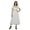 White, variant on Moomaya Cotton Dress For Women Casual Summer Front Slit Solid Short Sleeve Kurta