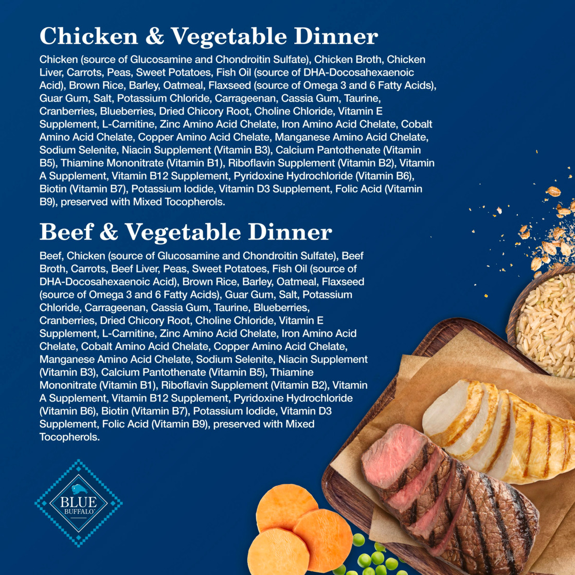 Blue Buffalo Homestyle Senior Wet Dog Food Variety Pack, 6 Cans photo 6