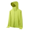 thumbnail image 5 of Womens Sun Protection Hoodie Zip Up Long Sleeve Lightweight Summer Outdoor Jacket With Pockets, 5 of 9