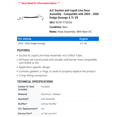thumbnail image 2 of A/C Suction and Liquid Line Hose Assembly - Compatible with 2004 - 2006 Dodge Durango 4.7L V8 2005, 2 of 2