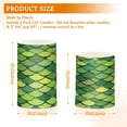 thumbnail image 3 of ALAZA Green Scales 2 PCs LED Flickering Flameless Candles with Remote Timer Battery Operated Candle, 3 of 7