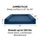 thumbnail image 2 of Cama para perros Furhaven de espuma viscoelástica para perros grandes con refuerzos extraíbles y funda lavable, para perros de hasta 125 libras - Sofá acolchado - Azul marino (azul), Jumbo Plus/XXL, 2 of 5