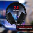 thumbnail image 4 of Audifonos Diadema Gamer BALAM RUSH AEON EXPERT HS1100 Inalambrico USB 2.4 GHz/BT 5.3 Microfono Desmontable Sonido 7.1 RGB Negro negro, 4 of 5