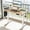 Natural, variant on Raising Desk That Raises Up and Down Large Adjustable Height Standing Desks for Home Office Productivity