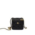 thumbnail image 5 of Bolso de mujer pequeño con bola dorada, bolso de cosméticos, caja de cadena de diamantes, bolso pequeño, mini bolso de mensajero para mujer, 5 of 5