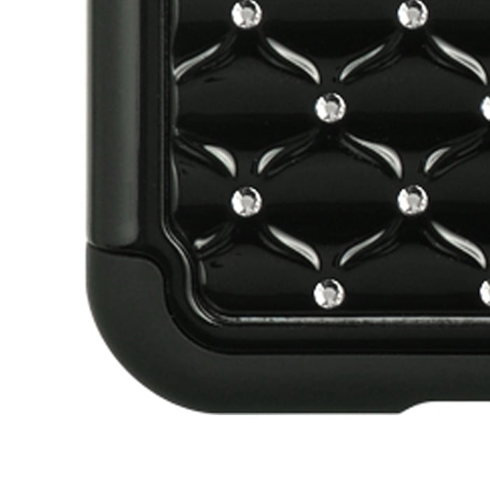 iPhone 6 / 6S Elegant Shining Diamond Ultra Thin Skin Case For Apple iPhone 6 / 6S With Drop Resistant, Shockproof Silicone Exterior (Black)