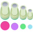 thumbnail image 1 of Perforadora circular Craft Hole Punch UCEC, 4 unidades, para manualidades, 1 of 7