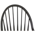 thumbnail image 4 of Home Square 2 Piece Windsor Back Wood Dining Arm Chair Set in Black, 4 of 8