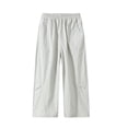 thumbnail image 4 of Miluxas Soft Pants for Girl Culottes Capris Wide Leg Palazzo Boho Pants Trousers Gray 15-16 Years, 4 of 6
