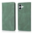 thumbnail image 4 of for iPhone 16 Plus Case, PU Leather Case, Vintage Wallet Case Book Folding Flip Case with Kickstand Card Holders Slots Magnetic Closure Protective Cover for iPhone 16 Plus, Green, 4 of 13