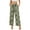 Green, variant on Baywell Women’s Floral Print Palazzo Pants, Elastic Waist with Tie Trousers Casual Loose Wide Leg Pants with Pockets S-XXL