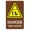Warning Sign 1, variant on Danger Deep Water Warning Sign 8"x12" - Rules Security Metal for Lake Pool Outdoor Indoor Home Business Road Yard Garage Street