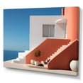 thumbnail image 2 of Designart "Seaside Home Architectural Haven" Coastal Wall Art Living Room, 2 of 7