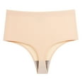 thumbnail image 2 of Womens Underwear 1 piece 70% Nylon and 30% Spandex Soft M Beige Underwear, 2 of 3