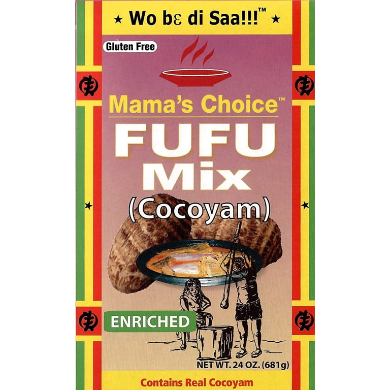 Plantain Fufu Flour (700g) and Cocoyam Fufu Flour (681g
