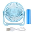 thumbnail image 1 of Mini ventilador recargable USB NikouMX XH-08 3.5W DC 5V Azul claro, 1 of 8