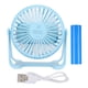thumbnail image 1 of Mini ventilador recargable USB NikouMX XH-08 3.5W DC 5V Azul claro, 1 of 8