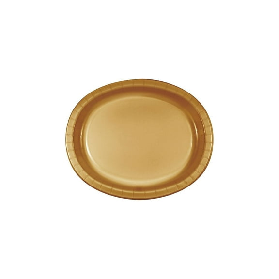 Creative Converting Oval Platter, 10" X 12", 8Pk
