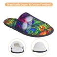 thumbnail image 3 of Balery Pride Rainbow Pantuflas de Casa de Felpa Silenciosas con Diseño Estampado, Zapatillas Cómodas Antideslizantes de Algodón para Interior-Large, 3 of 8