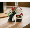 thumbnail image 2 of Ceramic Santa Claus Penguin Salt and Pepper Shakers Holiday Gift, 2 of 3