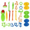 thumbnail image 1 of 26 Pcs/set Kids DIY Clay Tool Dough Play Tools Cutters Various Shapes Include of Cutters Models Animal Molds Rolling Pin Color:26pcs, 1 of 6