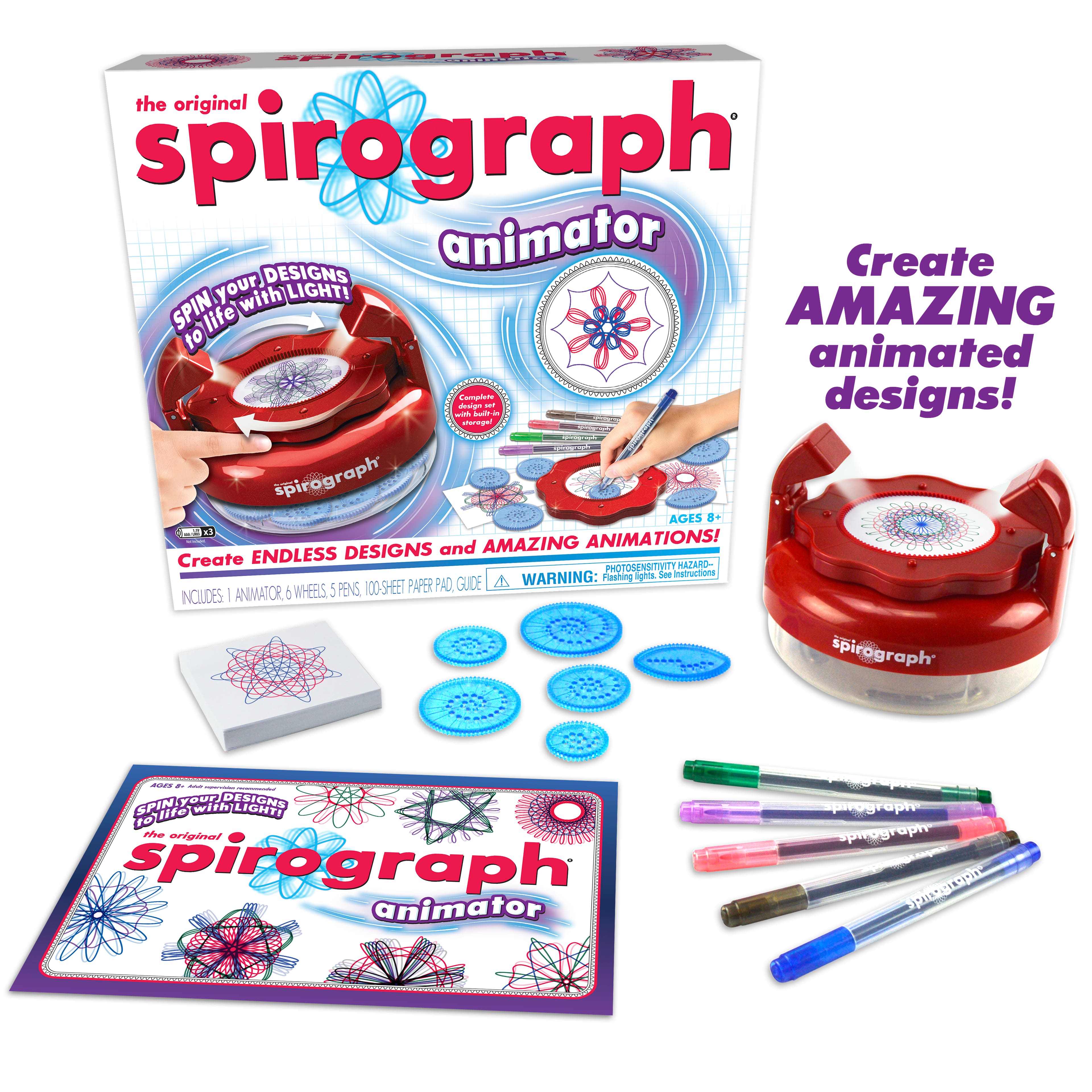 Spirograph Animator -- Create Amazing 3D Designs with Lights and Spinning Action - image 2 of 10