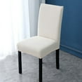 thumbnail image 1 of Chair Covers for Dining Room Set of 2 Brown Chairs Covers Kitchen Chair Covers, 1 of 5