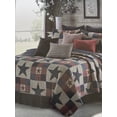 thumbnail image 2 of Virah Bella Mountain Cabin Americana Star Full Queen Quilt & Shams, 3 Piece Set, 2 of 3