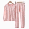 thumbnail image 6 of Gibobby Boys Pajamas Fall Winter Pajamas Set 2PC Long Sleeve Crewneck Sleepwear Cute Print Pjs For Boys 1t 2t 3t 4t 5t Casual Kids Sleepwear Toddler Boys Clothes,Pink,Size 14-15 Years, 6 of 6