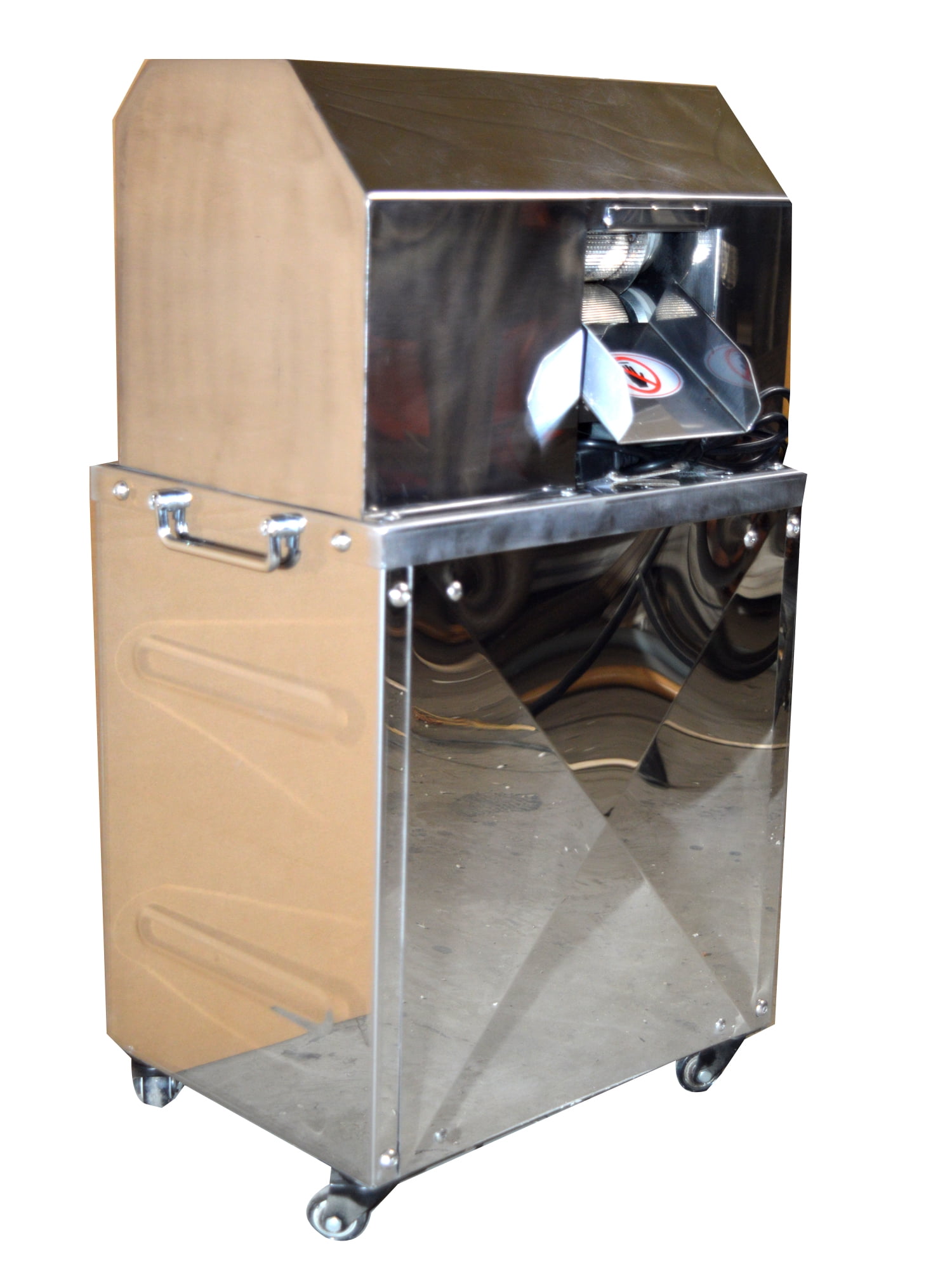EQCOTWEA 4 Rollers Electric Sugarcane Juicer Juice Press Machine Stainless Steel