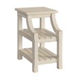 thumbnail image 1 of Martin Svensson Home Table d'Appoint avec Porte de Grange et Alimentation, Blanc Antique, 1 of 2