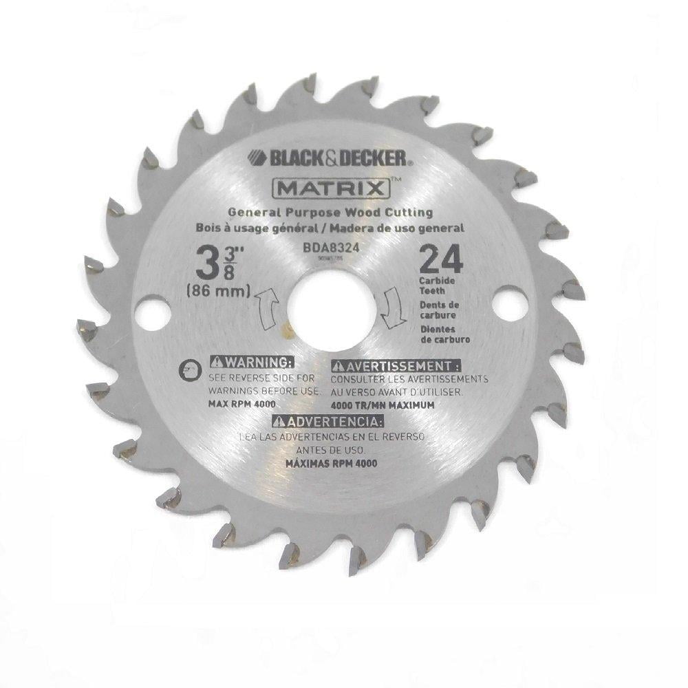 Black & Decker BDCMTTS Matrix Saw Replacement 33/8" 24t Carbide Blade